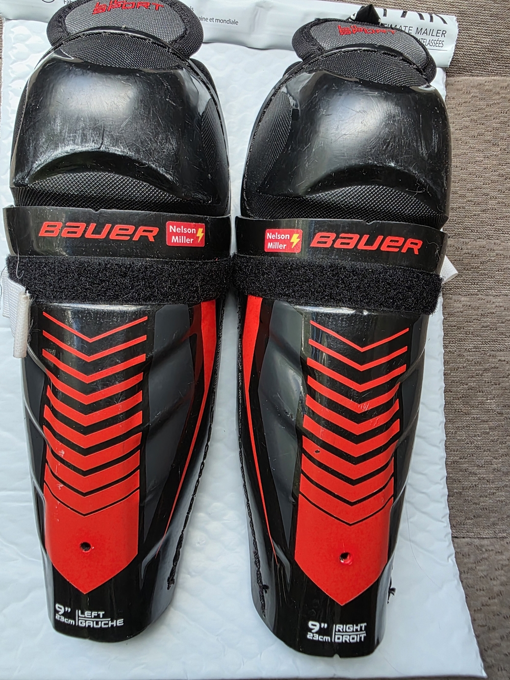 Bauer Lil Sport 9 Inch Ice Hockey Shin Guards